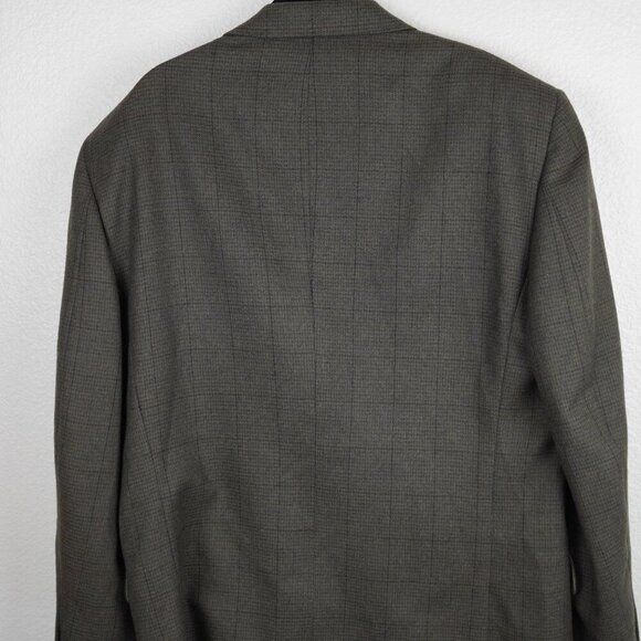 Oscar de la Renta Men’s Tailored‎ Blazer Classic Houndstooth Pattern L - Picture 8 of 14